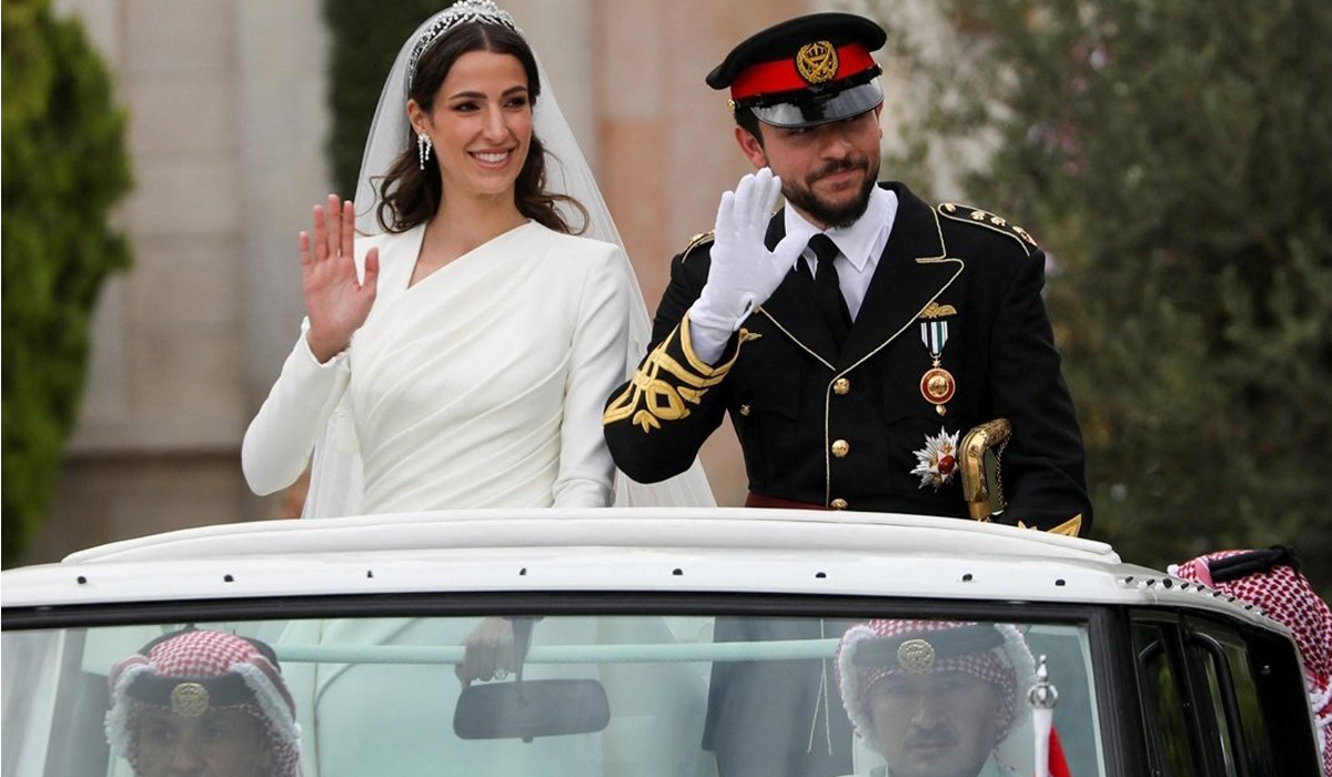 Jordan's crown prince ties the knot with Saudi architect